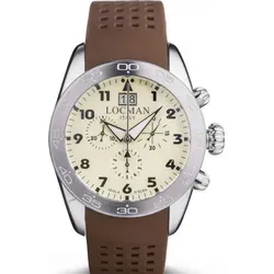 Locman Italy Isola D’ Elba Chrono Herrenuhr - Armbanduhren für Herren, elegantes Design mit hochwertigem Chronographen und italienischer Handwerkskunst.