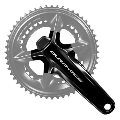 Shimano DURA-ACE Dualside Power Peter Kurbelgarnitur 2x12 fach FC-R9200-P - Hochwertige Kurbellänge von 165 mm, beidseitige Leistungsmessung und robuste Aluminiumkonstruktion. Ideal für Radfahrer, die Wert auf Präzision legen.