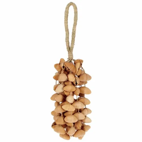 Terré Seed Shaker XXL Cha Cha Nut - Percussion-Instrument mit 70-80 Cha Cha Nüssen auf Naturschnur, erzeugt klaren und warmen Shaker-Sound für kreative Musikanwendungen.