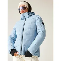 Dare 2b Ski- und Snowboardjacke "Glacier" in Hellblau - Größe 40 - Wasserdichte und atmungsaktive Jacke mit 10.000 mm Wassersäule. Ideal für den Wintersport, aus recyceltem Material gefertigt und mit abnehmbarer Kapuze.