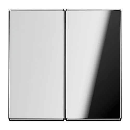 Jung GCR102 Wippe, Serie LS, glanzchrom - Hochwertige Wippe für KNX Taster, ideal für modernes Wohnen und elegantes Design in glanzchrom.