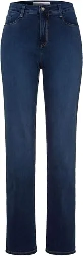 Brax Damen Five-Pocket-Hose Style CAROLA, denim blau, Gr. 36L - Jeans: Feminine Fit Five-Pocket-Jeans, ideal für einen eleganten Look und optimalen Tragekomfort.
