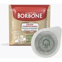 Caffe Borbone Miscela Rossa Espressopads ESE - Kaffee Pad für Nespresso, aromatischer Espresso mit erstklassigem Geschmack, perfekt für Kaffeeliebhaber.