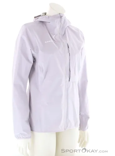 Mammut Ducan Light HS Hooded Jacket Women - Lila, Größe S - Funktionsjacke mit 20.000 mm Wassersäule, ideal für Outdoor-Aktivitäten und schützt zuverlässig vor Regen.