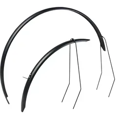 Specialized Plug and Play Fender V2 Schutzblech Set VR+HR - Praktisches Schutzblech Set für Vorder- und Hinterrad, einfach zu montieren und ideal für alle Wetterbedingungen. Perfekt für Radfahrer, die Wert auf trockene Kleidung legen.