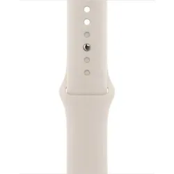 Apple Sport Band 41 mm Polarstern - Weiches und robustes Sportarmband - Smartwatch Zubehör mit speziellem Hochleistungs-Fluorelastomer, das sich sanft an das Handgelenk schmiegt und durch den innovativen Verschluss optimal sitzt.