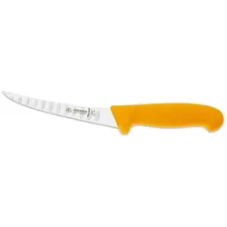 GIESSER Ausbeinmesser 2505 - Flexibles Fleischermesser 15 cm - Fleischgabeln mit rutschfestem, ergonomischem Griff aus TPE Kunststoff, ideal für präzises Ausbeinen und langlebig dank Kullenschliff.