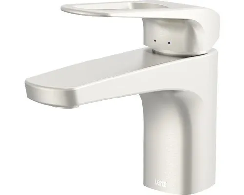 Lenz Waschtischarmatur INOA edelstahl gebürstet 46011111 - Bad- & Duscharmaturen mit schwenkbarer Mischdüse für optimale Wassersteuerung und einfache Reinigung dank EasyClean Ventil.