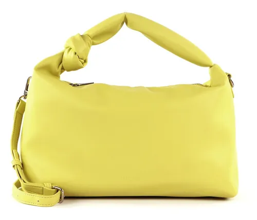 Seidenfelt Manufaktur Schultertasche in Gelb - Handtaschen aus hochwertigem Polyurethan, stilvolles unifarbenes Design in Easy Lemon, ideal für den Alltag und besondere Anlässe.