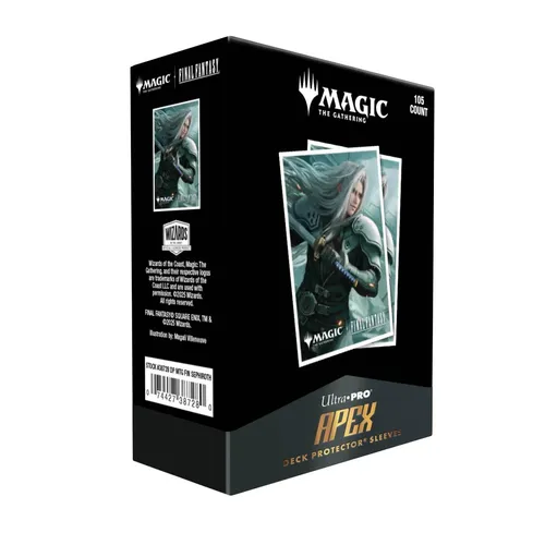 UP Magic FINAL FANTASY Sephiroth, Planet’s Heir APEX Deck Protector 105 Sleeves