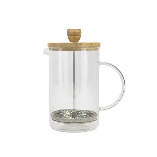 Kolben-Kaffeemaschine Bergner LOVERS 800 ml - Beige - Elegante Kolben-Kaffeemaschine aus Borosilikatglas mit 800 ml Kapazität. Ideal für aromatischen Kaffee und stilvolles Servieren. Perfekt für Kaffeeliebhaber!