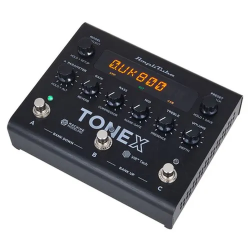 IK Multimedia TONEX Pedal - Multi-Effekt-Pedal mit AI Machine Learning - Gitarren-Effektgerät mit 1000 realistischen Klangmodellen, integriertem Noise-Gate und EQ für ein komplettes Pedalboard-Erlebnis ohne zusätzliche Geräte.