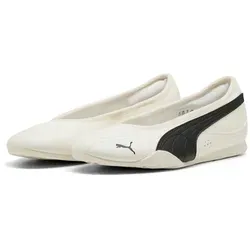 PUMA Catch Soleil Ballerinas Damen - Elegante Schuhe in Warm Weiß/Schwarz, Gr. 37,5 - Die Catch Soleil Ballerinas kombinieren Stil und Komfort für jeden Tag. Ideal für den Sommer, mit leichtem Textilmix und bequemer Passform – perfekt für einen lässigen Look.