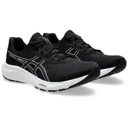 ASICS GEL-CONTEND 9 Laufschuh, Gr. 49, schwarz-weiß - Laufschuhe mit mehr Dämpfung für optimalen Komfort beim Laufen. Die GEL-Technologie sorgt für sanftes Abrollen und reduziert Stöße. Ideal für Sportler, die lange Strecken laufen.