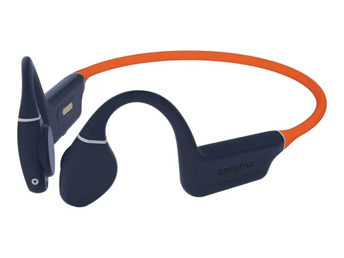Outlier Free Pro+ - Orange Knochenleit-Technologie Kopfhörer, IPX8 wasserdicht, ideal für Sport und mobile Abspielgeräte