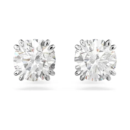 Swarovski Stilla Ohrringe - Ohrringe für Damen – Rhodinierte Ohrstecker mit klaren Swarovski Kristallen, die jedem Look einen eleganten Glanz verleihen und ideal für jeden Anlass sind.