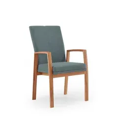 NIEHOFF GARDEN Esszimmerstuhl blau - Eleganter Esszimmerstuhl aus der Como-Serie, mit robuster Eiche Massivholz und komfortablem Webstoffbezug. Ideal für stilvolle Essbereiche und bis 142 kg belastbar.