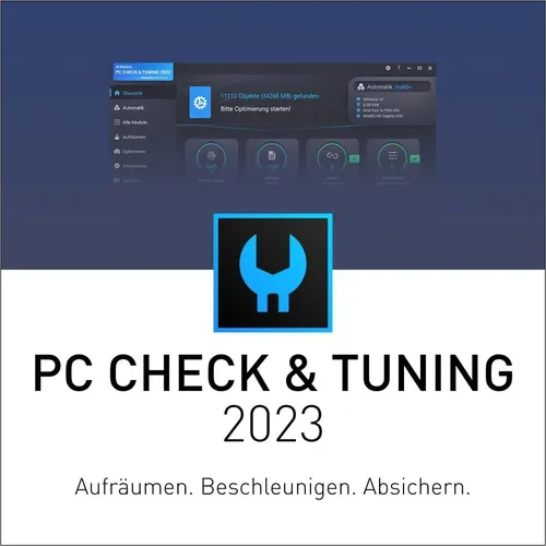 Magix PC Check & Tuning 2023 - Multimedia-Programme, optimiert die PC-Leistung mit einfacher Bedienung und sicherer Wiederherstellung gelöschter Daten.