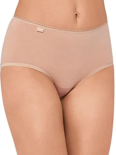Sloggi Damen Unterhose 24/7 Cotton Midi , Baumwolle, 3-Pack, 48, Brush