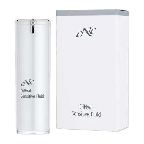 CNC Cosmetics Gesichtspflege classic PLUS DiHyal Sensitive Fluid - Gesichtsreinigung für empfindliche Haut, besänftigt und stärkt die Hautschutzfunktion mit hochaktiven Inhaltsstoffen, ideal nach der Rasur.