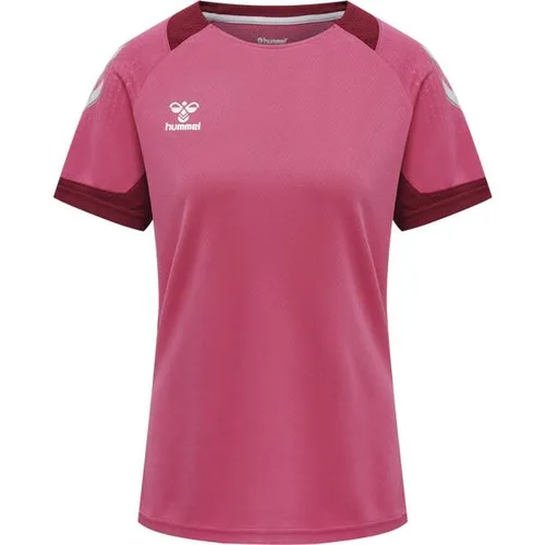 hummel Hmllead Jersey Damen - Multisport Frauentrikot mit Beecool Technologie - Fußball-Trainingstrikots für Damen, atmungsaktiv und feuchtigkeitsregulierend dank Beecool Technologie für optimalen Tragekomfort.