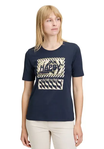 Betty Barclay Kurzarmshirt Damen mit Placement (1-tlg)