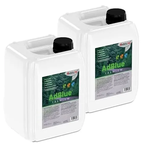 Paket.ag Diesel-Additiv AdBlue® Harnstofflösung 20L - Premium Diesel-Additiv für SCR-Dieselfahrzeuge, reduziert effektiv Stickoxide und fördert umweltfreundliche Abgasnachbehandlung. Hochreine Harnstofflösung, VDA-zertifiziert.
