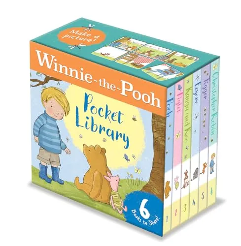 Winnie-the-Pooh Pocket Library: Pocket-Sized Fully Illustrated Books Perfect For Young Fans of Classic Pooh When Out And About