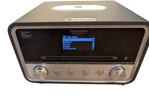 TechniSat DIGITRADIO 586 DAB+ Hybridradio - Internetradio mit Bluetooth und Wireless Charging, kraftvoller Sound für vielseitiges Hörerlebnis