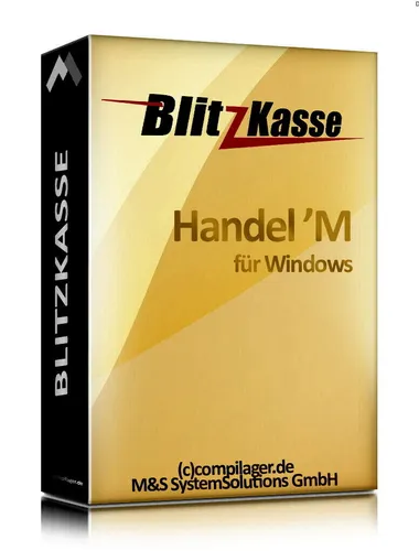 EINZELHANDEL Kassensoftware Blitzkasse Handel Kiosk Imbiss Studio TSE-konform