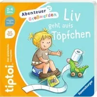tiptoi® Abenteuer Großwerden - Liv geht aufs Töpfchen - Entwicklung & Gesundheit bei Babys: Interaktives Lernbuch für Kleinkinder von 24 Monaten bis 4 Jahren, fördert spielerisch das Töpfchentraining.
