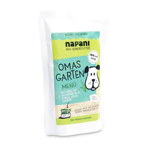 napani Bio Menü für Hunde Omas Garten