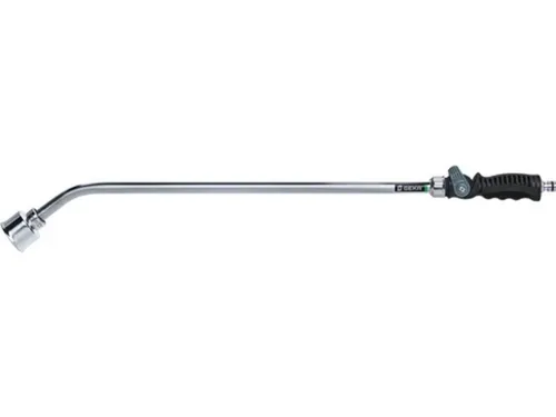 GEKA Gießstab Light, 20cm - Leichtes Gießgerät mit Sprühstrahl - Bewässerung mit Aluminium Gießkopf, Einhandbedienung und Bajonett-Anschluss für einfachen Gießkopfwechsel. Ideal für große Flächen wie Blumen- und Gemüsebeete.
