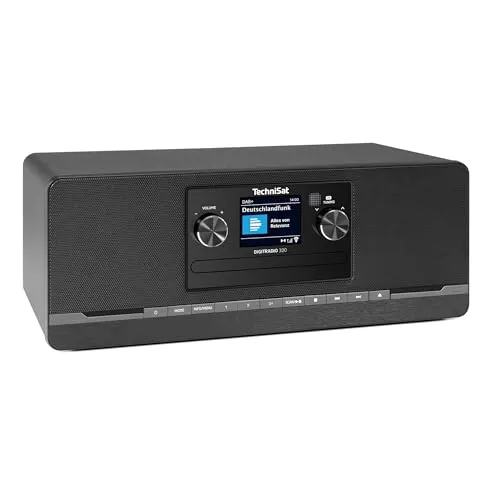 TechniSat DIGITRADIO 320 - DAB+ / UKW Radio mit CD und Bluetooth - Erleben Sie Musik in hervorragender Stereoqualität mit dem DIGITRADIO 320. Der integrierte CD-Player und Bluetooth ermöglichen vielseitige Wiedergabeoptionen, während die einfache Bedienung und Fernbedienung zusätzlichen Komfort bieten.