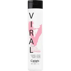Viral Colorwash Pastel Light Pink 244ml - Coloration: Temporäre Farbveränderung in pastelligem hellen Pink, ideal für blondiertes oder weißes Haar. Pflegt und befeuchtet dank veganer Formel.