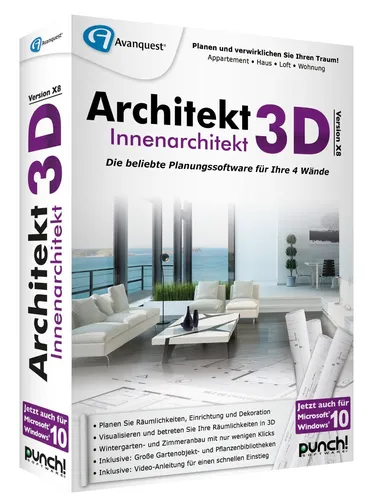 Architekt 3D X8 Innenarchitekt Win CD/DVD EAN 4023126117823