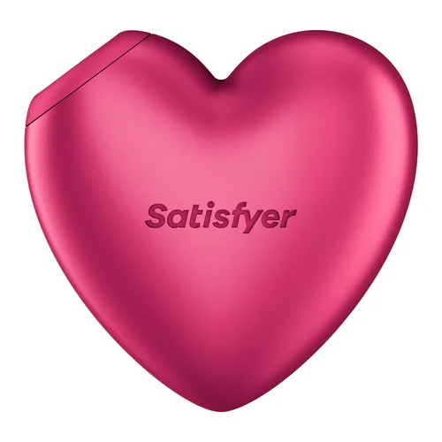 Satisfyer Cutie Heart, Druckwellenvibrator, 2 Motoren, 11 Druckwellen, Silikon