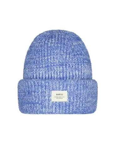 Barts Beanie Owlet Blau - Stylische Mütze aus 97% recyceltem Polyester, ideal für kalte Tage und umweltbewusste Modebewusste. Einheitsgröße in trendigem Blau.