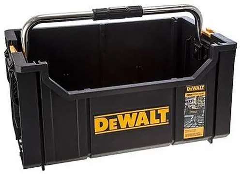 Dewalt Toughsystem DS280 Tote With Handle - Werkzeugkisten Aufbewahrungssysteme mit großem Innenraum für optimale Lagerung, robustes Design und Teil des modularen ToughSystem für maximale Flexibilität auf der Baustelle.