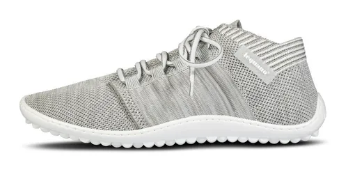 Leguano BEAT Barfußschuh grau 37 EU - Sneaker für Maschinenwäsche geeignet, atmungsaktiv und ideal für aktive Freizeitgestaltung.