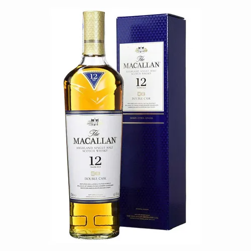 The Macallan Double Cask 12 Years Scotch Whisky 0,7 l - Whisky der Spitzenklasse, 12 Jahre gereift, mit Aromen von Ingwer und Zimt – ideal für Kenner und Genießer.