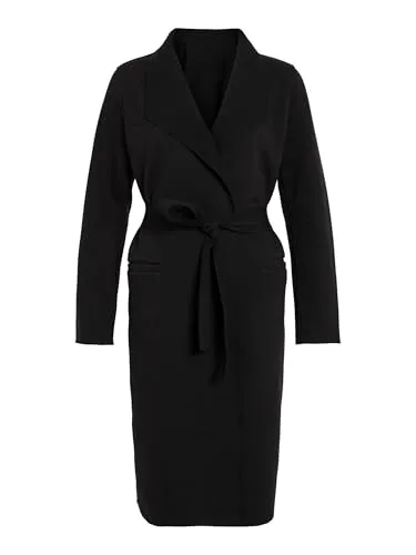 Vila VIJUICE COAT - NOOS - Funktionsjacke für Damen mit Taillengürtel und Reverskragen, ideal für stylische Looks bei jedem Wetter.