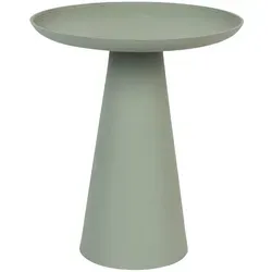 Z2 Beistelltisch RINGAR - Elegantes Design in Grün - Couchtisch im modernen skandinavischen Stil, aus pflegeleichtem Aluminium mit gewölbter Tischplatte, ideal für Deko-Objekte und praktische Nutzung.
