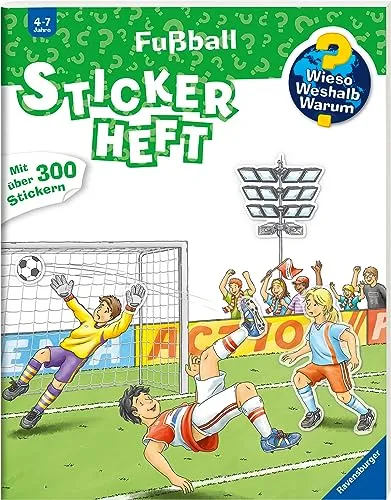 Wieso? Weshalb? Warum? Stickerheft - Fußball (ab 4 Jahre - mit über 300 Stickern)