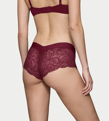 Triumph Damen Body Make-Up Illusion Lace Shorty, Woodrose, 44 - Funktionsunterwäsche mit modernem Rückendesign, glattem Bund und unsichtbarer Bindung für optimalen Tragekomfort. Kombination aus zarter Spitze und weicher Mikrofaser.