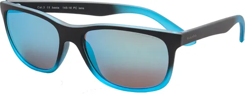 BASTA PLAIN Sonnenbrille black/blue gradient - Sonnenbrille mit UV 400 Schutz und stylischem Logo-Print, ideal für Strand, Berg und City. Perfekter Sonnenschutz für jeden Anlass!