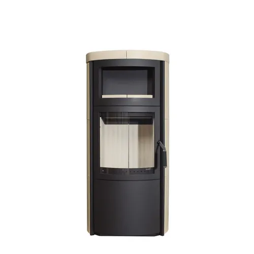 Hark Dauerbrandofen Kaminofen Vito WW GT ECOplus creme 8kW - Kaminofen mit Wasserwärmetauscher, effizienter Dauerbetrieb und umweltfreundliche ECOplus-Technologie für nachhaltige Wärme.