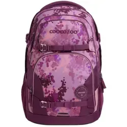 coocazoo Schulrucksack Porter „Cherry Blossom” - Ergonomischer Tornister für die 3. Klasse - Schulranzen mit 30-35 Litern Stauraum, höhenverstellbar für optimalen Tragekomfort und individuell gestaltbar mit COLOUR UP-Sets. Sichtbarkeit durch Reflektoren und LED-Befestigung.