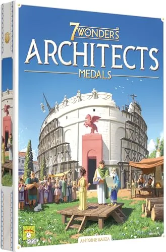 ASMODEE Repos Production 7 Wonders Architects – Erweiterung: Medals – Gesellschaftsspiele – Strategiespiele – Spiele für Erwachsene und Kinder ab 8 Jahren – 2 bis 7 Spieler – französische Version