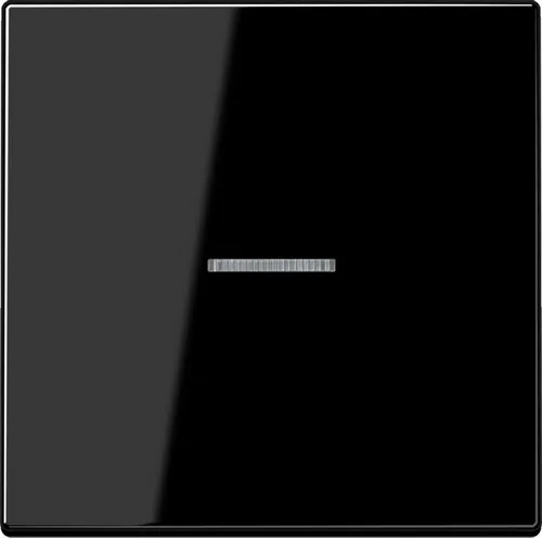 Jung LS10911STRFSW KNX RF Taster 1-fach - Lichtschalter für die Steuerung von Licht, Jalousien und Raumtemperatur. Flexibel einsetzbar mit Duroplast-Oberfläche in elegantem Schwarz.